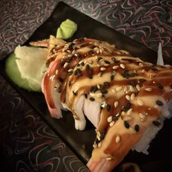 Thai Lanna & Sushi Bar - Shaggy Dog roll is our favorite