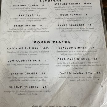 Bubba Gumbo's - Menu - Seafood Near Me - Tybee Island, Georgia