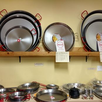 The Spanish Table - Different sizes of paella pans - Coffee & Tea Near Me - San Francisco, California The Spanish Table - Different sizes of paella pans - Coffee & Tea Near Me - San Francisco, California