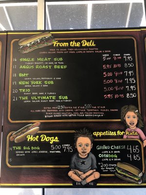 Menu photo 2 Super Subs Midwest City, OK