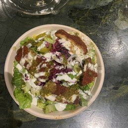 Chicken Schnitzel Rice and Couscous Bowl