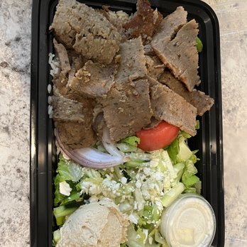 Navroz Mediterranean Grill - Gyro Plate light rice, more salad - Mediterranean Near Me - San Clemente, California Navroz Mediterranean Grill - Gyro Plate light rice, more salad - Mediterranean Near Me - San Clemente, California