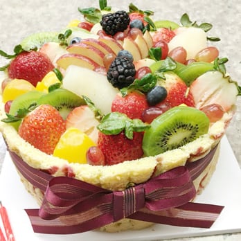 JJ Bakery - Fruit cake with strawberries and pudding inside! - Bakeries Near Me - Arcadia, California JJ Bakery - Fruit cake with strawberries and pudding inside! - Bakeries Near Me - Arcadia, California