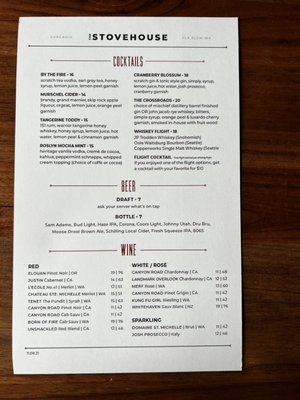 Menu photo 5 The Stovehouse Cle Elum, WA Menu photo 5 The Stovehouse Cle Elum, WA