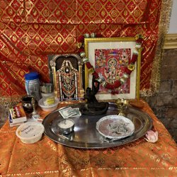 Desilicious Cafe - The tiny altar as yo enter