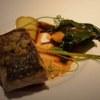 Alkimia - Sea bass, greens. - Catalan Near Me - Barcelona, B Alkimia - Sea bass, greens. - Catalan Near Me - Barcelona, B