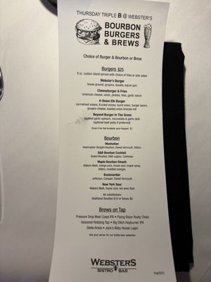 Menu photo 7 Webster's Bistro & Bar North Tonawanda, NY Menu photo 7 Webster's Bistro & Bar North Tonawanda, NY