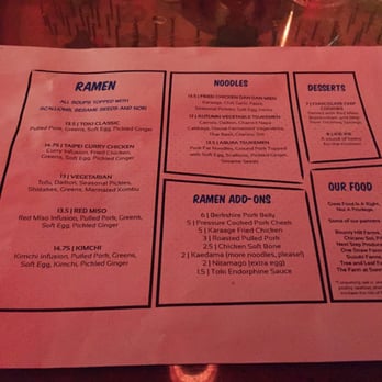 Toki Underground - Menu - Ramen Near Me - Washington, DC, District of Columbia Toki Underground - Menu - Ramen Near Me - Washington, DC, District of Columbia
