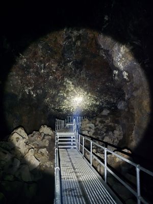 Lava River Cave by null