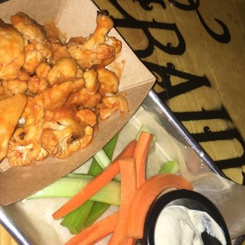 Grains - buffalo cauliflower with dairy dairy free ranch. sooo amazing! - Vegan Near Me - San Diego, California