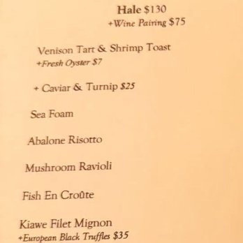 natuRe waikiki - Hale tasting menu - French Near Me - Honolulu, Hawaii natuRe waikiki - Hale tasting menu - French Near Me - Honolulu, Hawaii