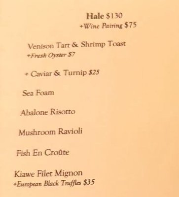 Menu photo 1 natuRe waikiki Honolulu, HI Menu photo 1 natuRe waikiki Honolulu, HI