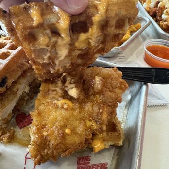 The Waffle Bus - Chickens waffle - Waffles Near Me - Houston, Texas The Waffle Bus - Chickens waffle - Waffles Near Me - Houston, Texas