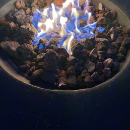 Fire on the ground