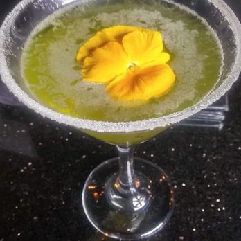 Bartini - Melon Flower Infusion. Friend loved it but the violet extract made it too perfumey for me, loved the melon flavour though - Lounges Near Me - Portland, Oregon