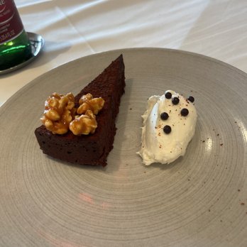 Fig & Olive - Flourless Chocolate Espelette Cake - French Near Me - Houston, Texas