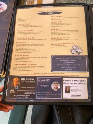 Menu photo 7 The Airfield Cafe North Hampton, NH