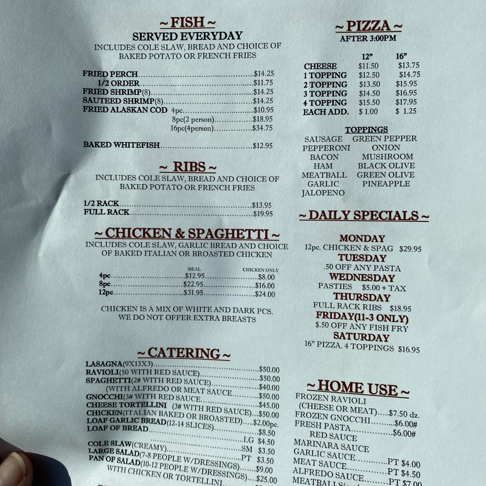 Damian's Pasta Works - Second page - Pizza Near Me - Iron Mountain, Michigan