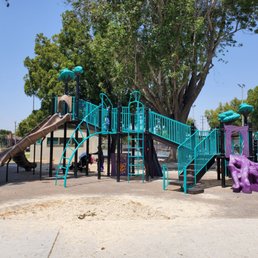 The main playground play area