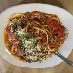 Public House - Linguini puttanesca. A little oily, but very tasty!
