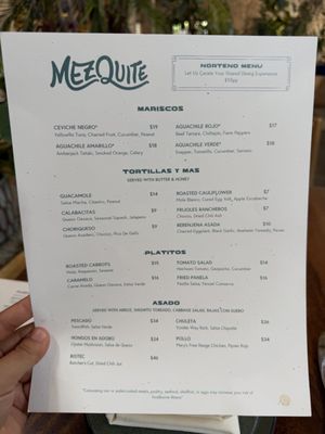 Menu photo 2 Mezquite San Antonio, TX