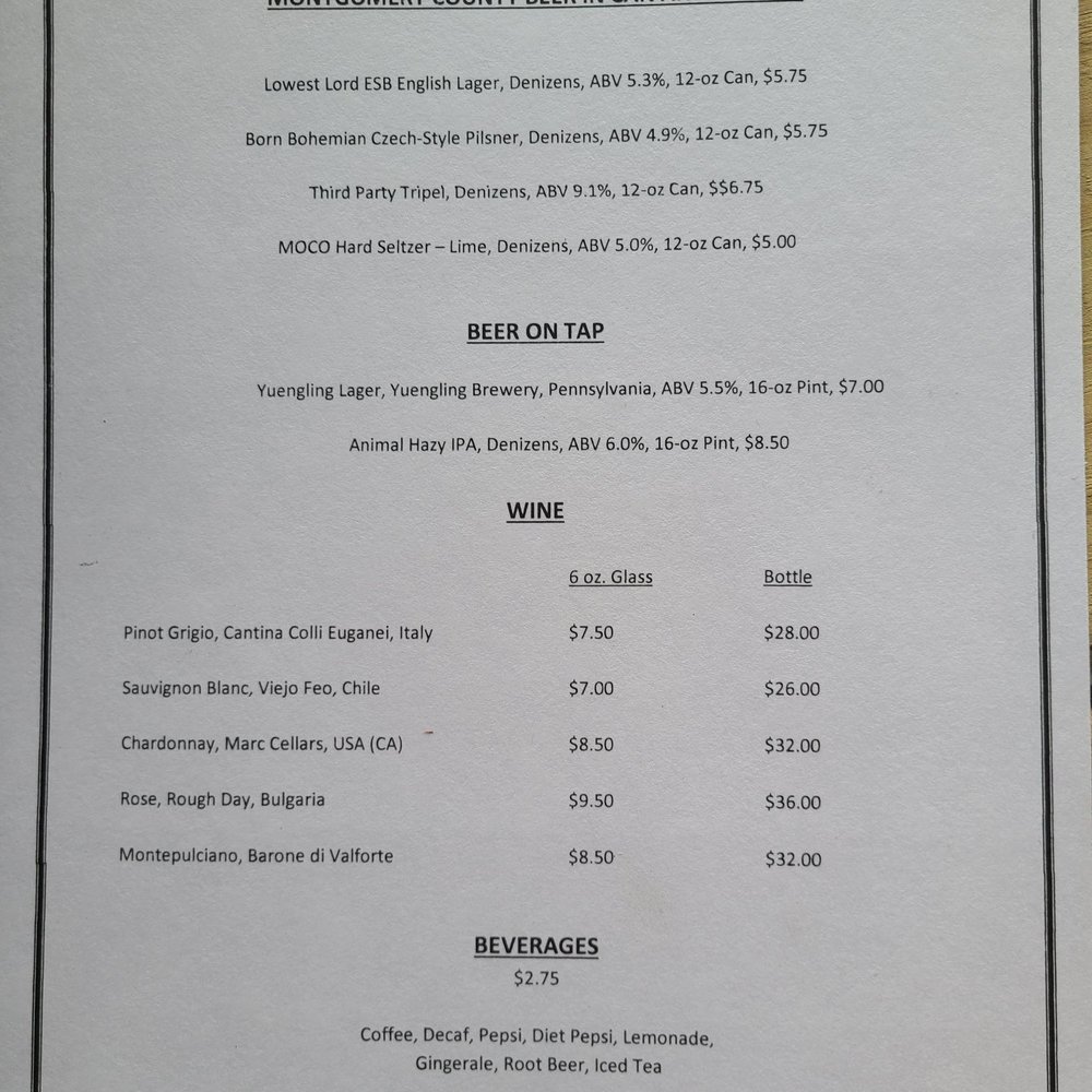 Bear Brick Oven Pizza - Local beverages. - Pizza Near Me - Silver Spring, Maryland