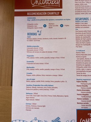 Menu photo 1 Chantilly Boulevard Manzanillo, COL