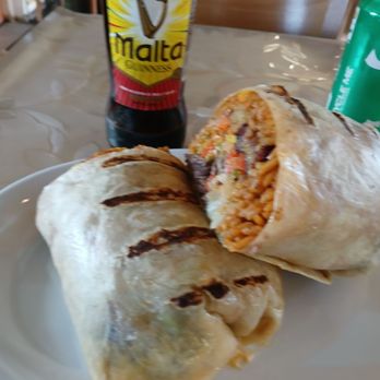 Truuf Food - Goat Burrito, Malta Guinness and Sprite - African Near Me - Seattle, Washington Truuf Food - Goat Burrito, Malta Guinness and Sprite - African Near Me - Seattle, Washington