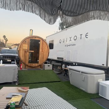 Westside Sweat Club - Private sauna and ice bath set-up by talent trailers. - Saunas Near Me Westside Sweat Club - Private sauna and ice bath set-up by talent trailers. - Saunas Near Me