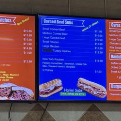 Hanini Subs - Menu
