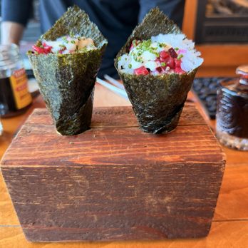 The Knotted Apron - Steak Tartare Temaki - French Near Me - Portland, Maine The Knotted Apron - Steak Tartare Temaki - French Near Me - Portland, Maine