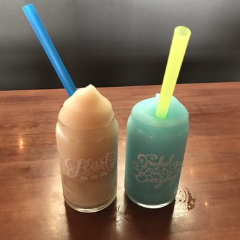 Feast BBQ - Bourbon Slush & Blue Raspberry Lemonade Bacardi Slush - Barbeque Near Me - Louisville, Kentucky
