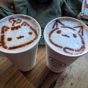Seattle Meowtropolitan - Adorable cat art by their resident barista! - Themed Cafes Near Me - Seattle, Washington