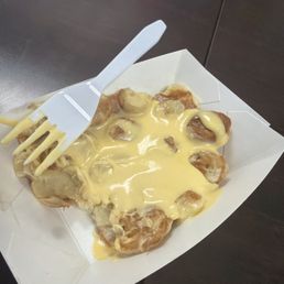 Crème brûlée croffle Crème brûlée croffle