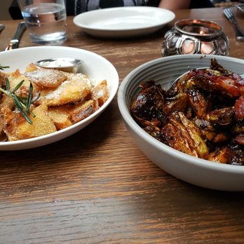 Aba - Potatoes were delicious but the brussel sprouts a bit to sweet. - Mediterranean Near Me - Chicago, Illinois
