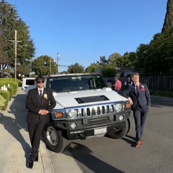 Corinthian Transportation - Our Sons excited to begin their Night! Junior Prom - Limos Near Me - Campbell, California
