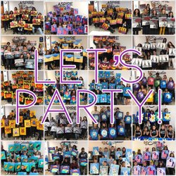 ASPIRE Studio - Birthdays, holiday parties, team parties, fundraising events, celebrating of any kind! Book them with us!