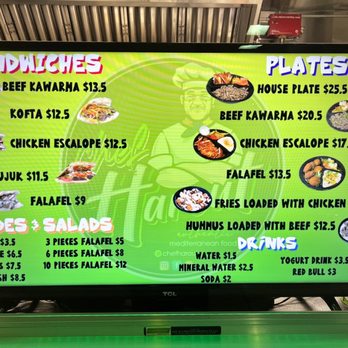 Chef Harout - Menu - Food Trucks Near Me