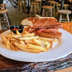 Old Stein Inn - Currywurst Sandwich
