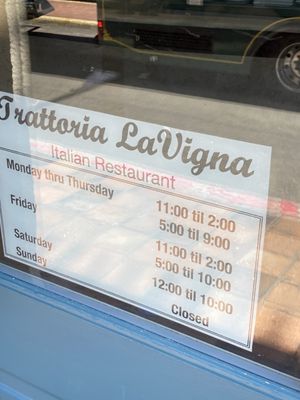 Menu photo 4 Trattoria La Vigna Galveston, TX Menu photo 4 Trattoria La Vigna Galveston, TX