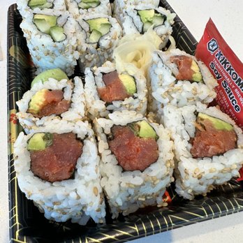 Fat Fish - Avocado cucumber roll Spicy salmon roll - Seafood Near Me - Washington, DC, District of Columbia