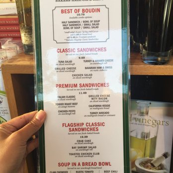 Boudin Bakery Cafe - Food Menu Prt2 - Bakeries Near Me - San Francisco, California Boudin Bakery Cafe - Food Menu Prt2 - Bakeries Near Me - San Francisco, California
