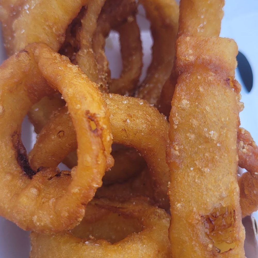 Shake Shack Ice Blocks - The onion rings were great - Burgers Near Me - Sacramento, California