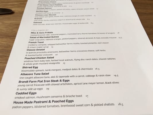 Menu photo 3 Farmshop Santa Monica, CA