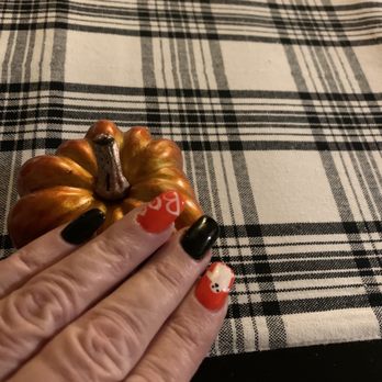 Luxe Nail Bar - We have a ghost the the word Boo on another. - Nail Salons Near Me - Cedar Falls, Iowa