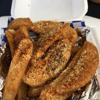 Wayne's Wings - Small fries with Spicy Garlic Parmesan seasoning. - Chicken Wings Near Me - San Antonio, Texas Wayne's Wings - Small fries with Spicy Garlic Parmesan seasoning. - Chicken Wings Near Me - San Antonio, Texas