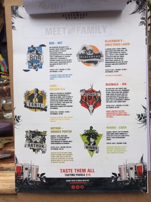 Menu photo 3 Blackman's Brewery Torquay, VIC Menu photo 3 Blackman's Brewery Torquay, VIC