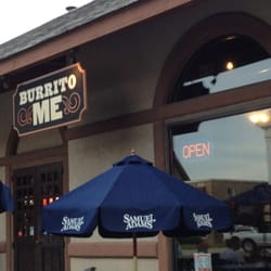 Burrito Me - Nice atmosphere in a restored train station. Outdoor patio table seating as well.