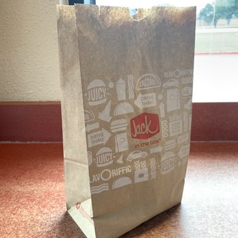 Jack in the Box - My To go order in plastic free packaging - Burgers Near Me - Taylor, Texas Jack in the Box - My To go order in plastic free packaging - Burgers Near Me - Taylor, Texas