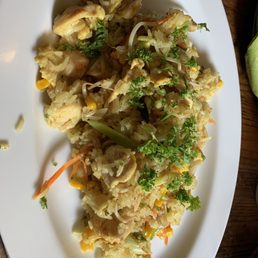 fried rice with chicken fried rice with chicken